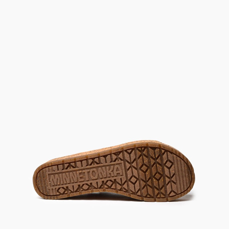 Minnetonka 563152 Posey Black/Natural Stripe