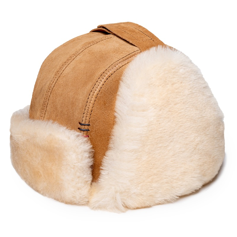 Minnetonka 9251 Sheepskin Bomber hat Golden Tan
