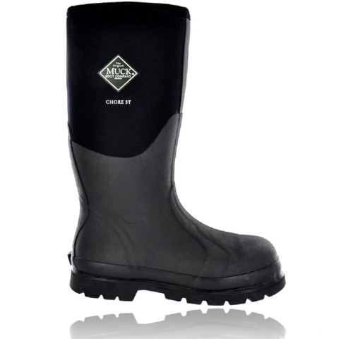 Muck Boots CHS-000A 16" Steel Toe Chore Tall - Black
