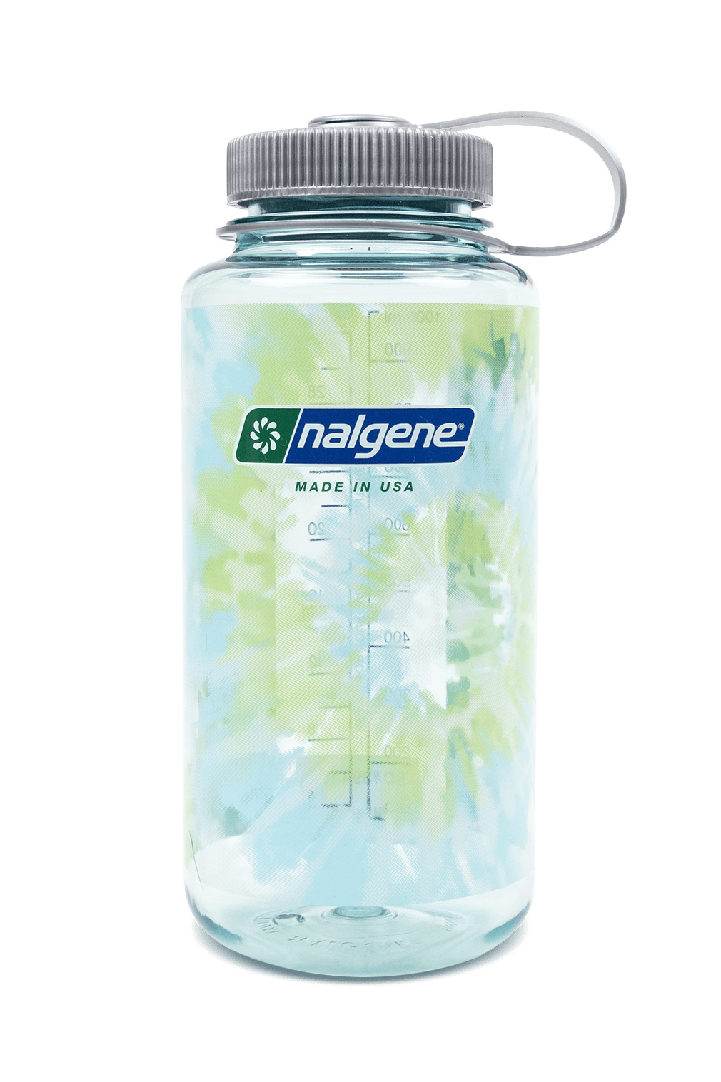 NALGENE WIDE MOUTH 32OZ SUSTAIN TIE-DYE SEAFOAM