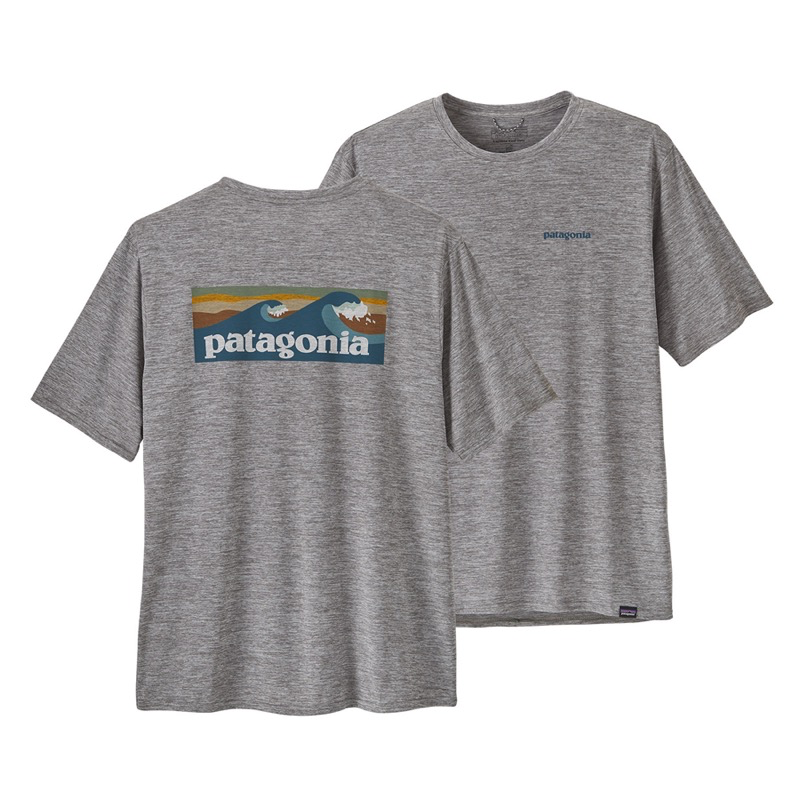 Patagonia 45355 Ms Short Sleeve Cap Cool Daily Graphic Shirt - Waters