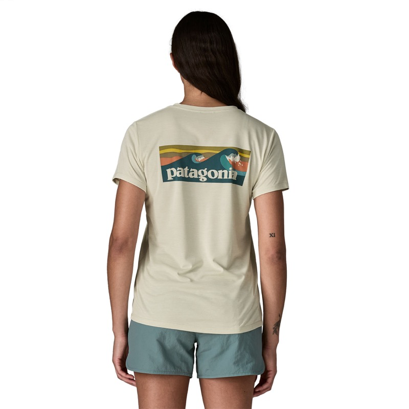 Patagoinia - W's Cap Cool Daily Shirt - Boardshort Logo - 45489