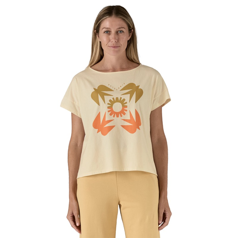 Patagonia 37808 W's Sunfirst Relaxed Drop Sleeve Organic T-Shirt