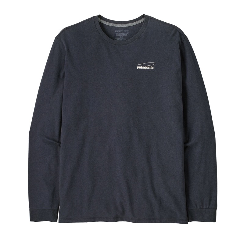 Patagonia 37819 M's L/S Casting Logo Responsibili-Tee