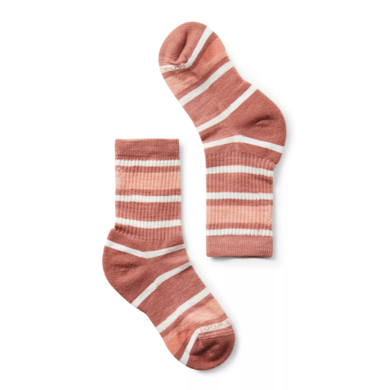 Smartwool SW001693 Kid's Hike Light Cushion Stripe Crew
