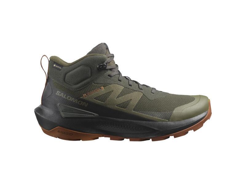 Salomon Ms Elixer Activ Mid GTX - Peat/Black/Caramel - L47560332