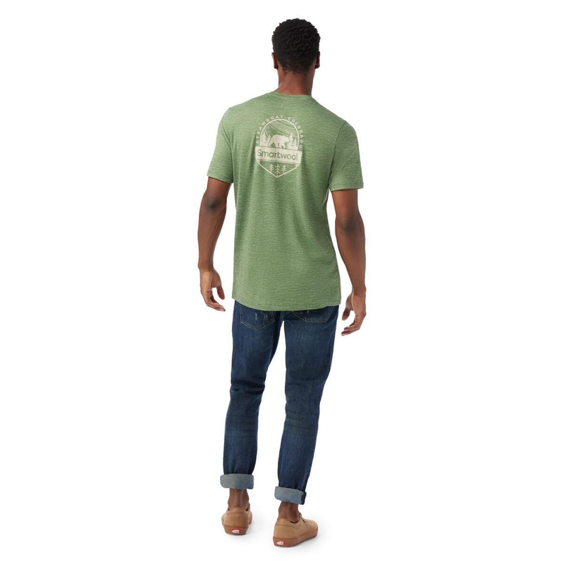 Smartwool SW002758 Ms Bear Trail Merino/Hemp SS Graphic Tee