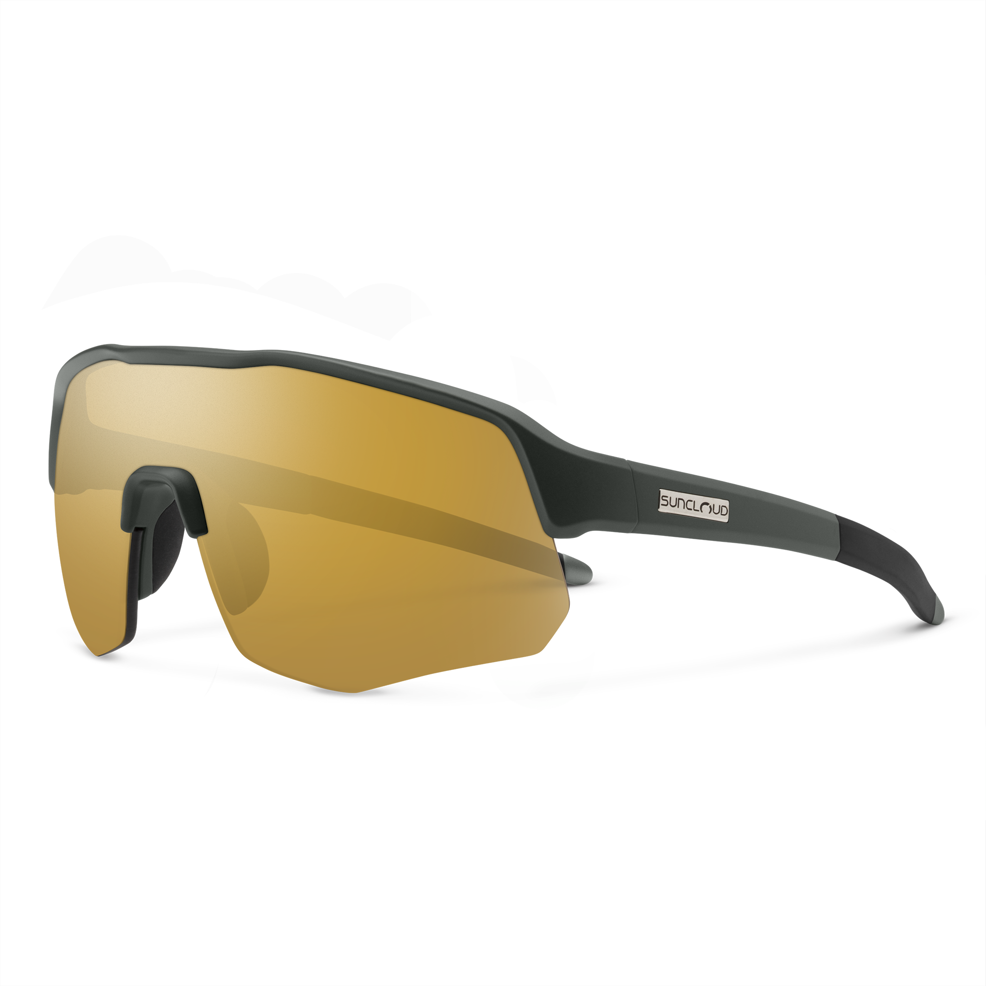 SunCloud Cadence 206284 - Matte Olive / Polarized Sienna Mirror