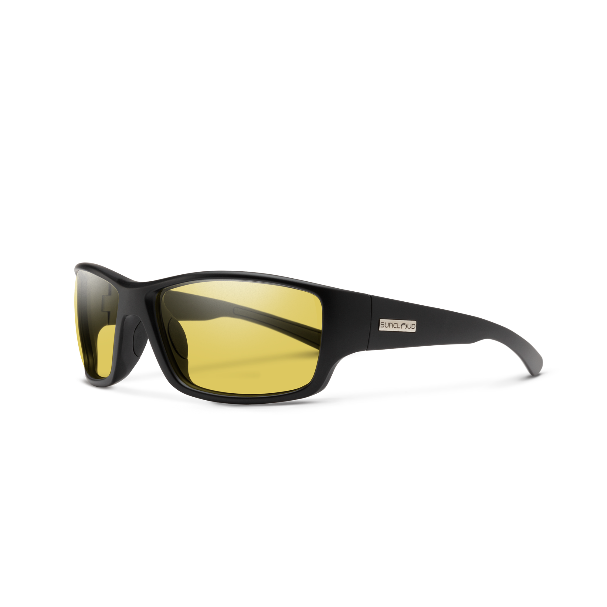 SunCloud Hull 207172 - Matte Black / Polarized Low Light Yellow