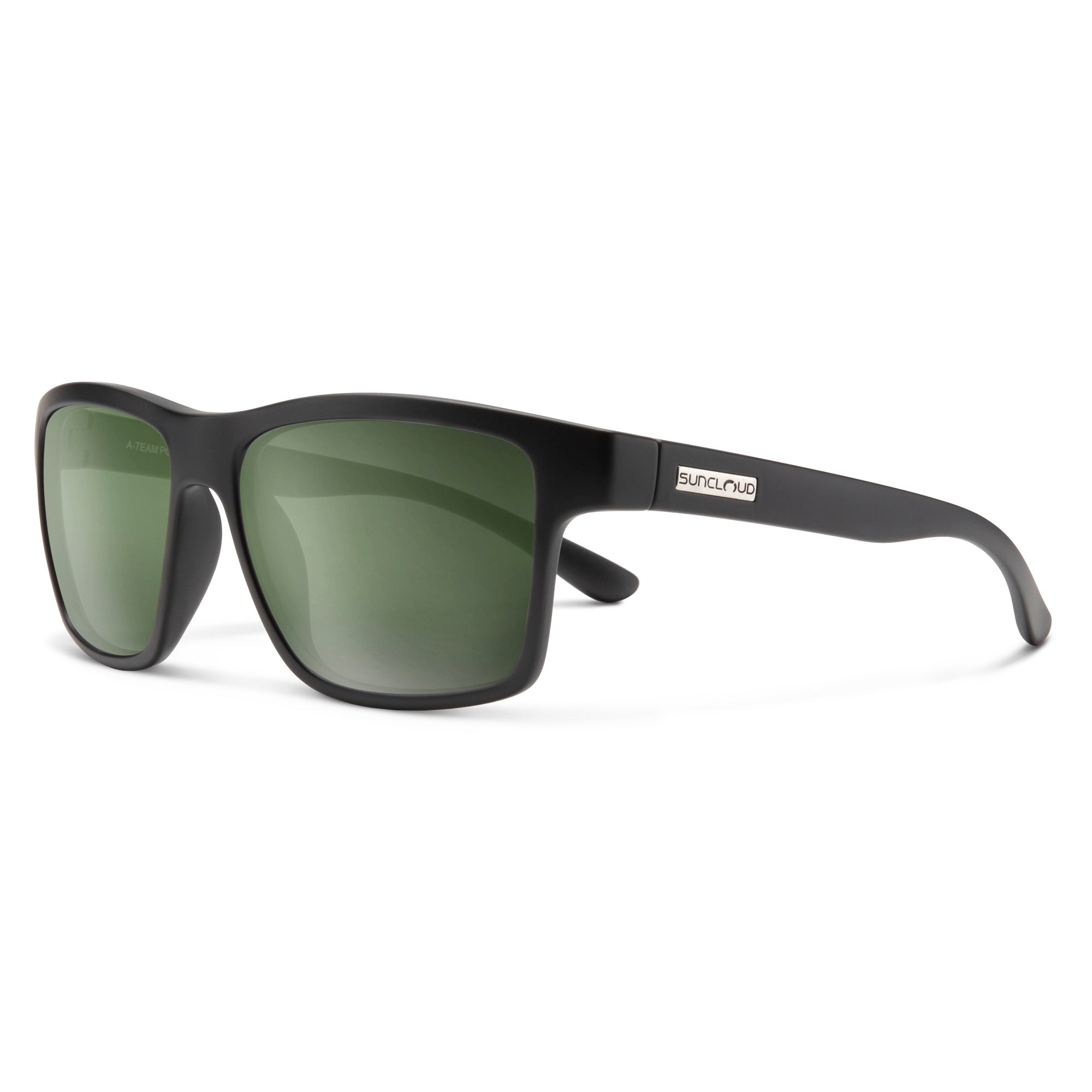 Suncloud A-Team 205298 - Matte Black / Polarized Gray Green