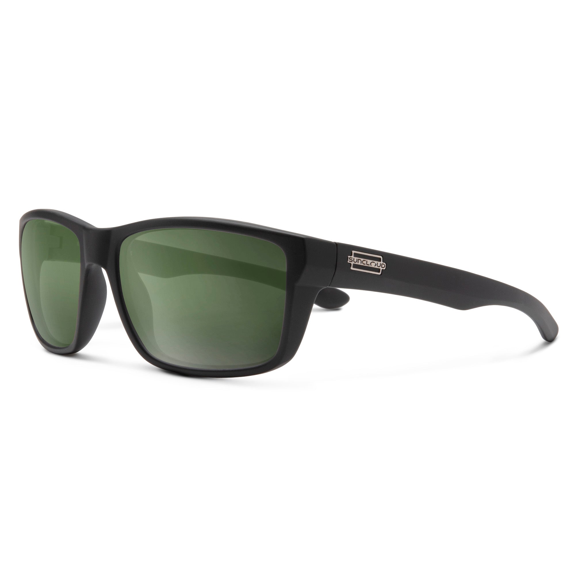 Suncloud Mayor 240737 - Matte Black / Polarized Gray Green