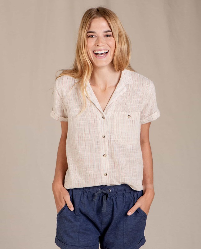 Toad & Co T1002010 Ws Camp Cove Short Sleeve Shirt