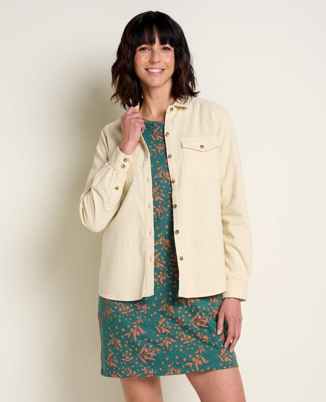 Toad & Co T1241208 W's Scouter Cord L/S Shirt