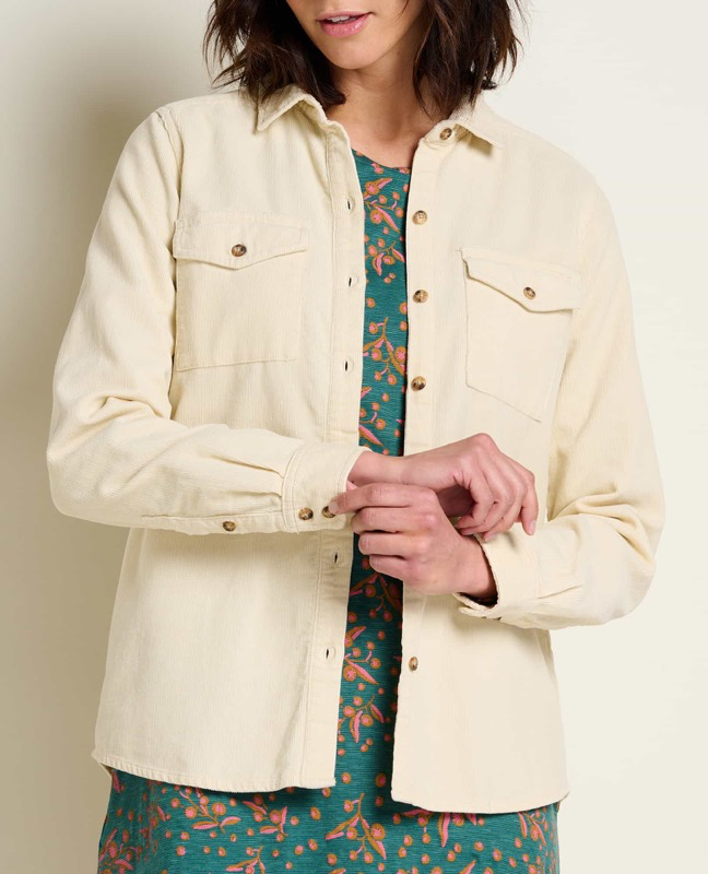 Toad & Co T1241208 W's Scouter Cord L/S Shirt