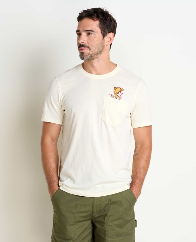 Toad & Co T2002400 Ms Primo Short Sleeve Crew Embroidered