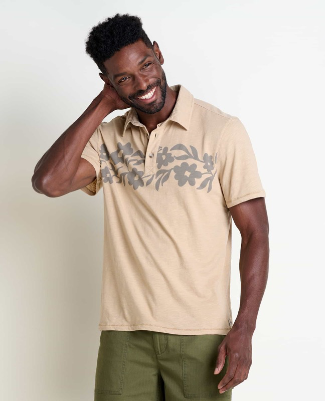 Toad & Co Ms Boundless Jersey Short Sleeve Polo - T2002409