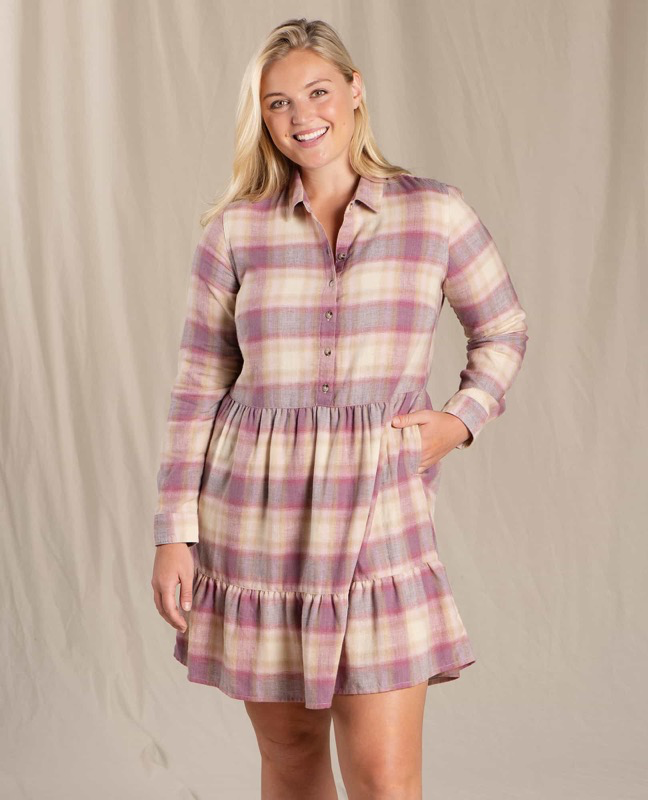 Toad & Co T1781106 W's Re-FormTiered Dress