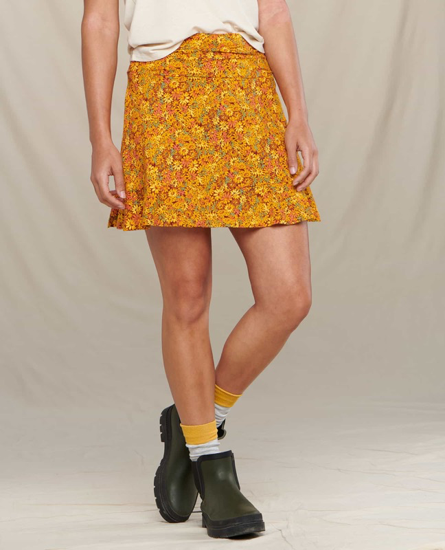 Toad & Co -T1842204 Wmn's Chaka Ruffle Skirt