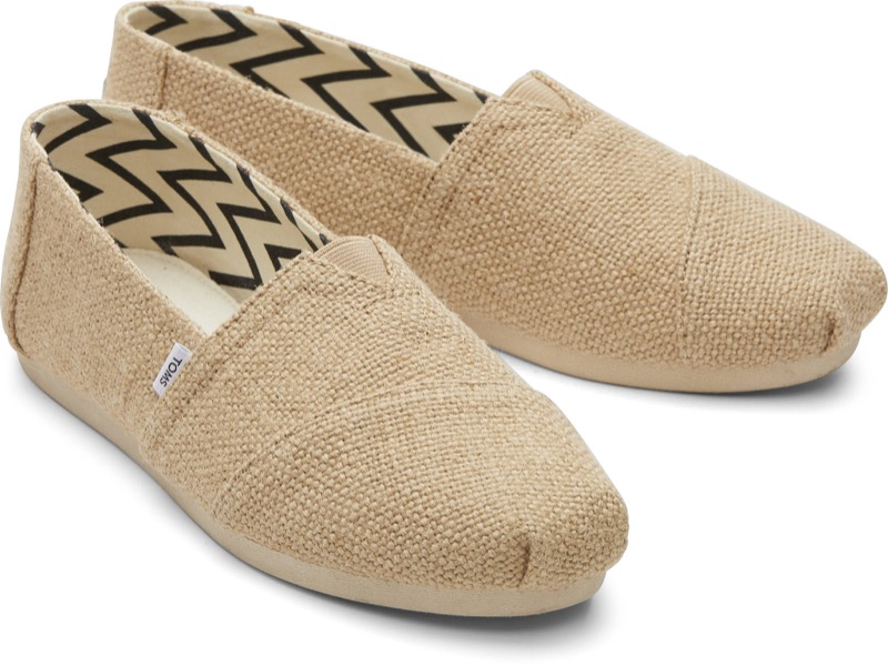 TOMS 10018279 Alpargata Classic Natural UD Heritage Canvas