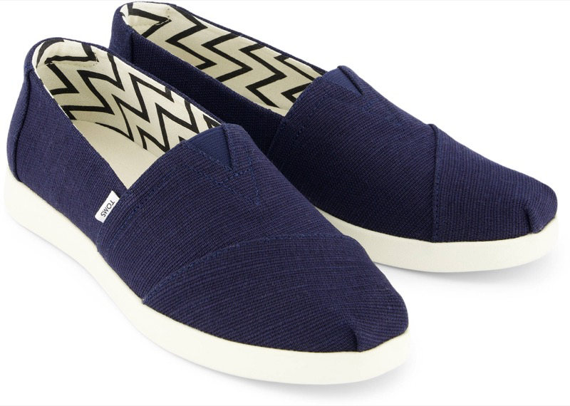 TOMS 10021571 Alparagata Plus Navy Heritage Canvas