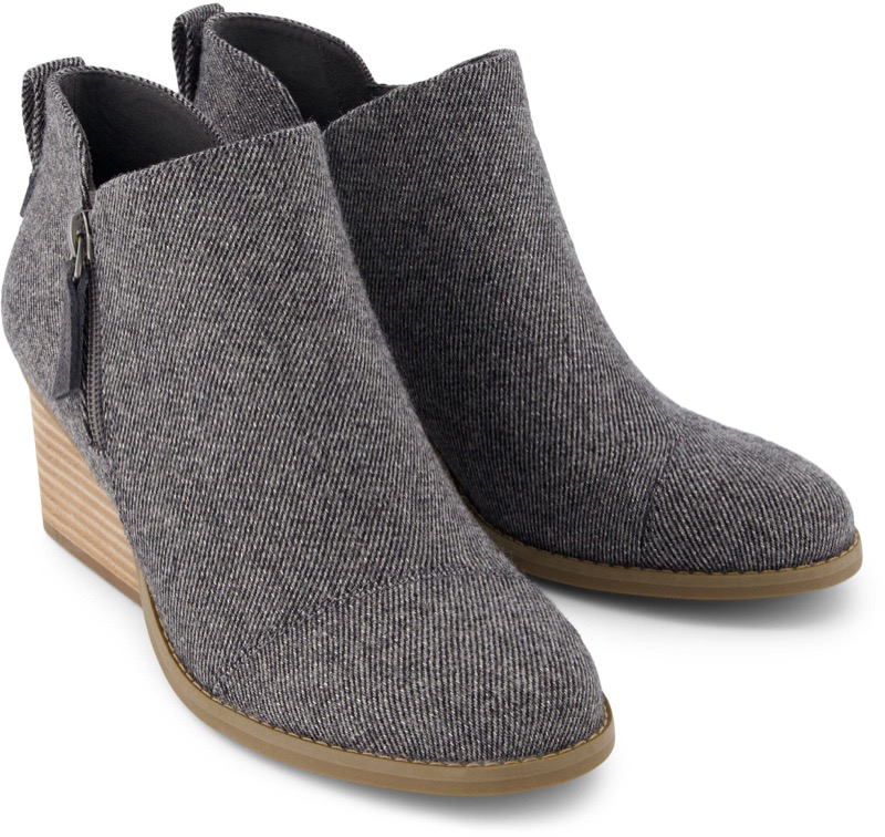 TOMS 10021627 Goldie Dark Grey