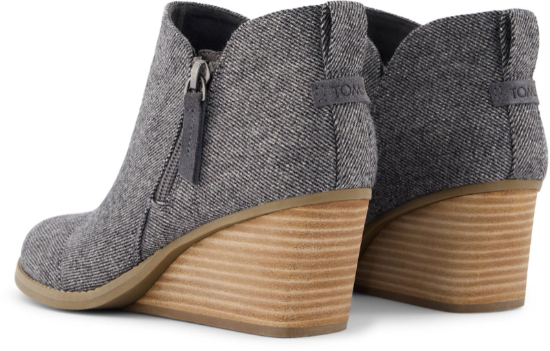 TOMS 10021627 Goldie Dark Grey