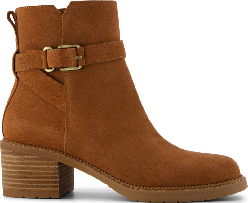 TOMS 10022561 Hailey Buckle Amber Brown