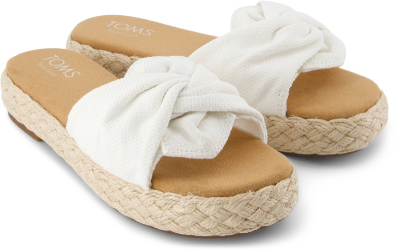 TOMS - Abby Slide - White/Sand - 10021972