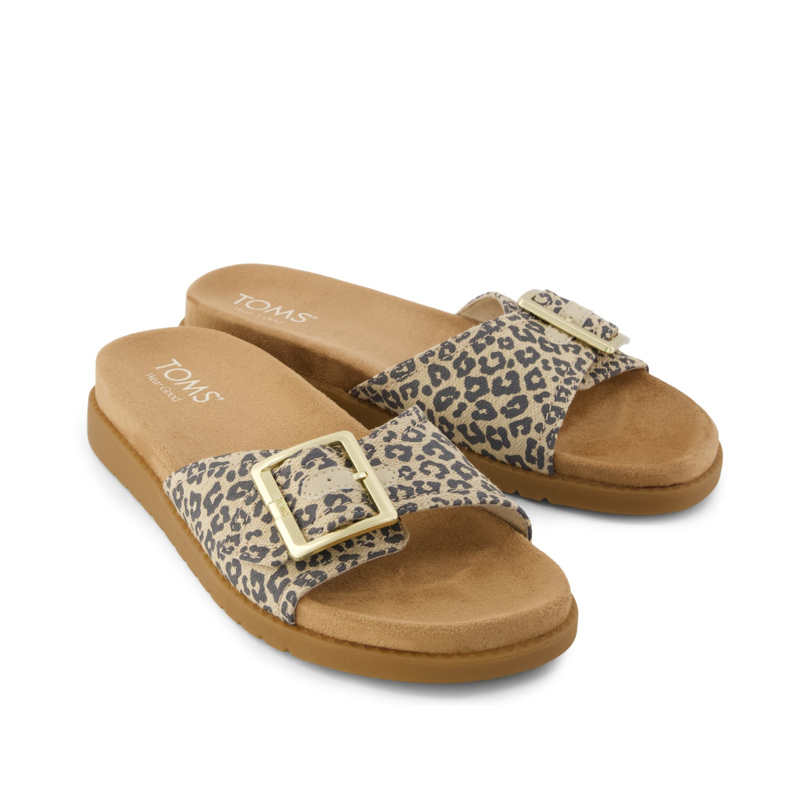 TOMS - Marin Slide - Beige Leopard - 10023094