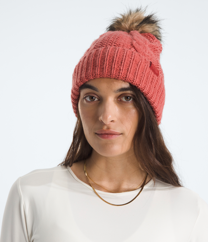 The North Face NF0A8880 Women's Oh Mega Fur Pom Beanie