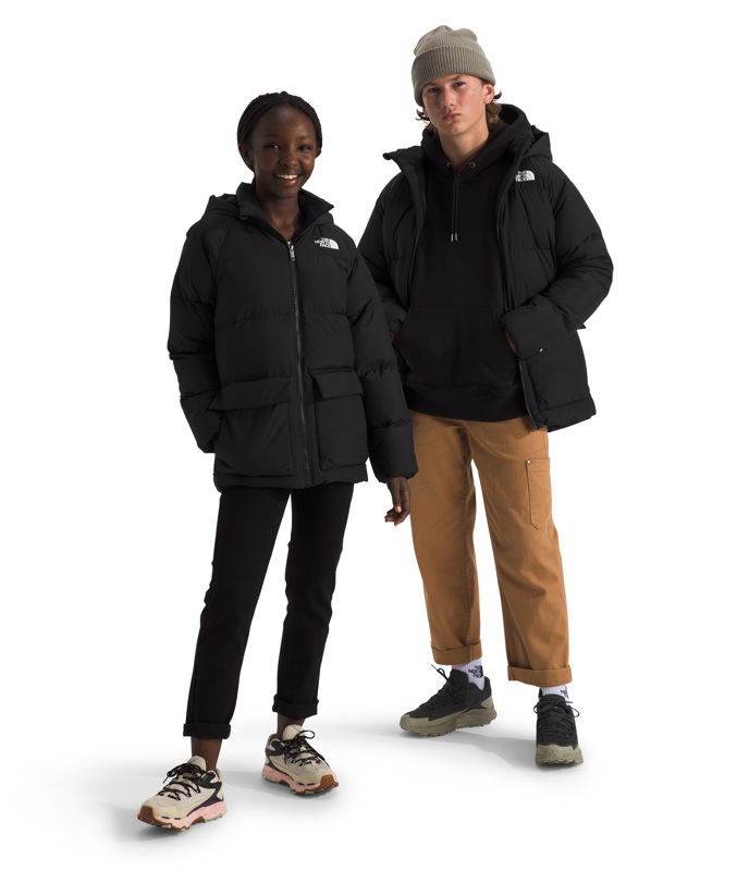 The North Face NF0A88UW Teen North Down Fleece Lined Short Parka
