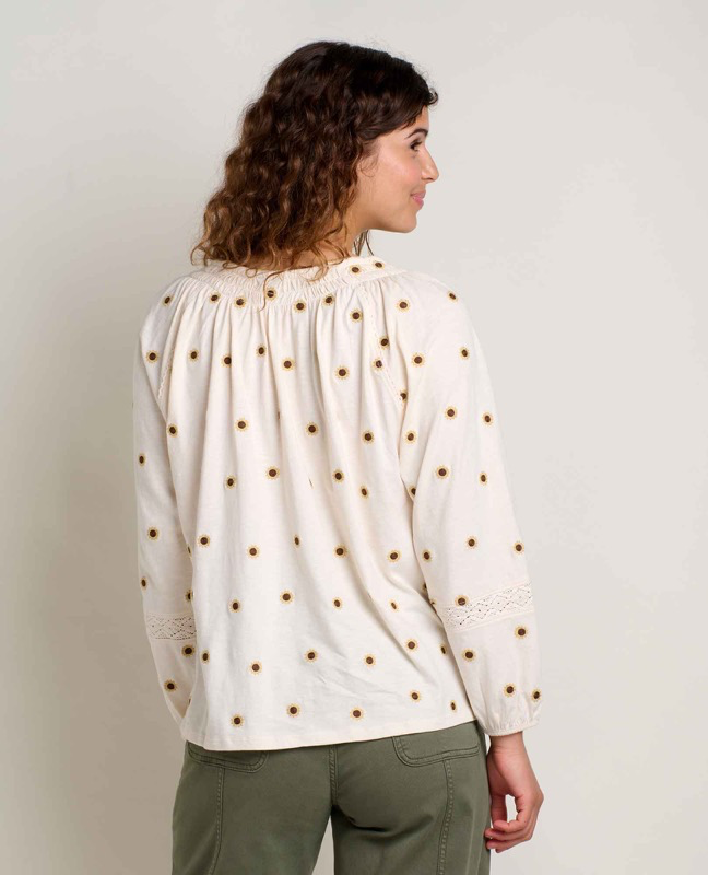 Toad & Co T1000004 Ws Primo LS Peasant Top