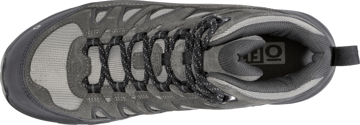 Oboz 77801CH Mens Sawtooth Ascent Mid B-DRY Charcoal