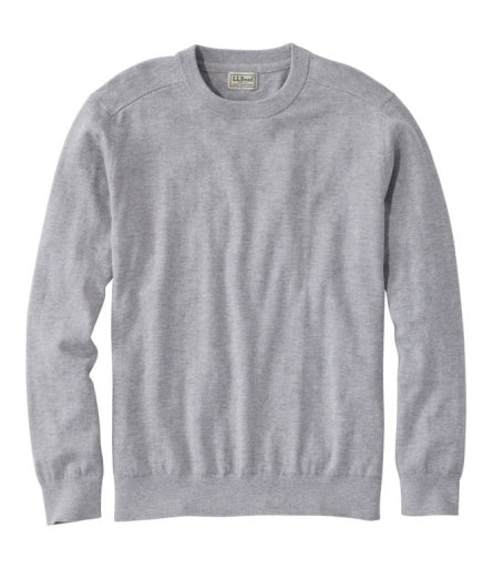 All Seasons Cotton Blend Crewneck Sweater Men's Regular
