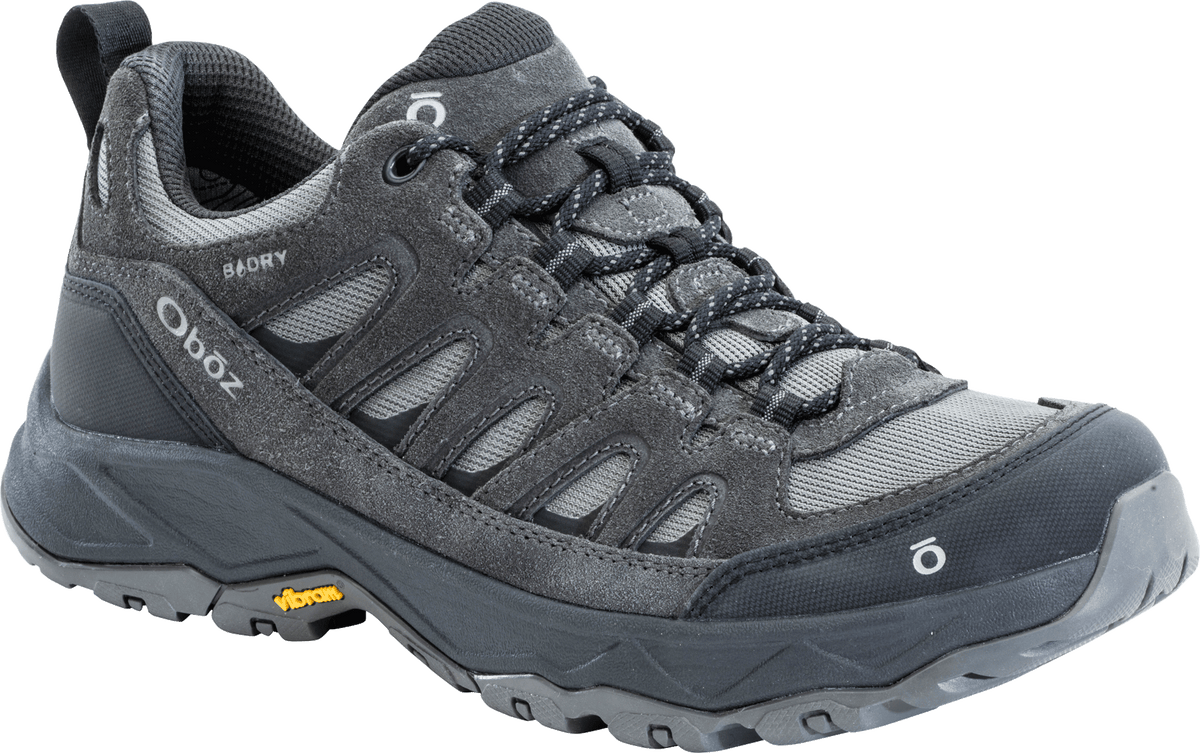 Oboz 76701CH Mens Sawtooth Ascent LOW B-Dry - Charcoal