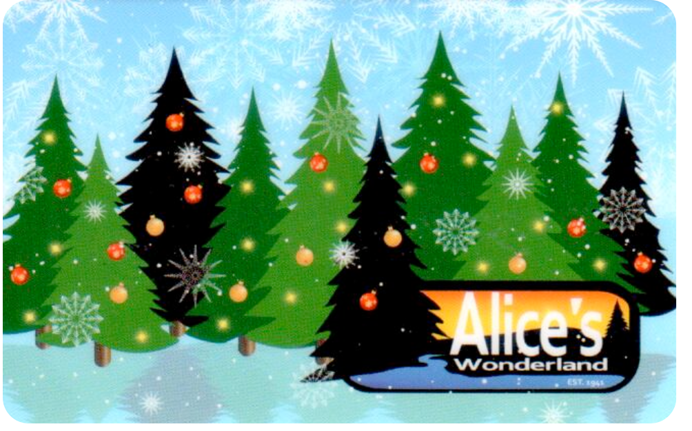 Alice's Wonderland - GCW3 GIFT CARDS SOLD VIA WEB