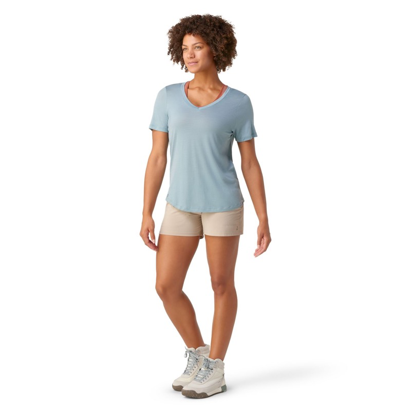 Smartwool SW016539 Ws Active Ultralite V-Neck Short Sleeve