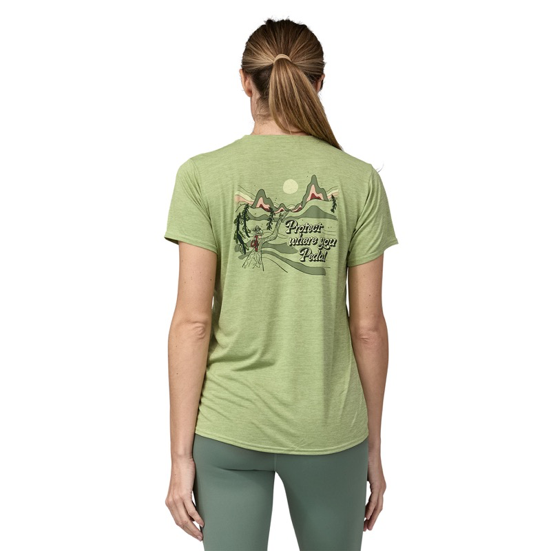 patagonia protect where you pedal Patagonia Ws Cap Cool Daily Shirt - Lands - 45390