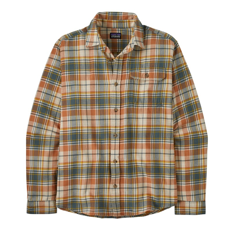 Patagonia 42410 M's L/S Light Weight Fjord Flannel Shirt