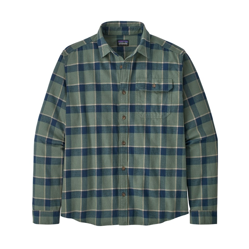 Patagonia 42410 M's L/S Light Weight Fjord Flannel Shirt