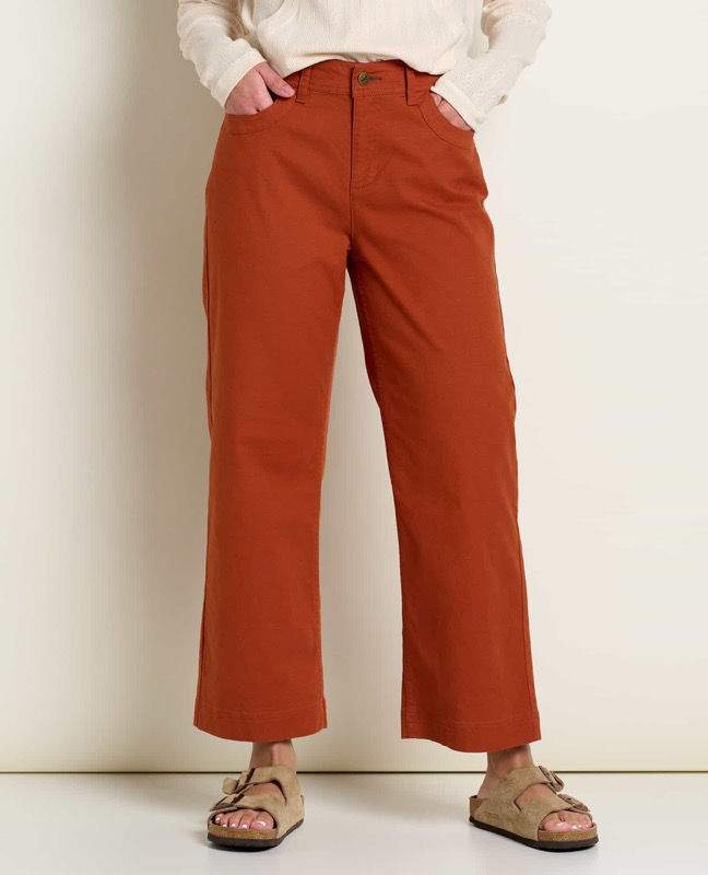 Toad & Co T1442907 Wmn's Earthworks Wide Leg Pant