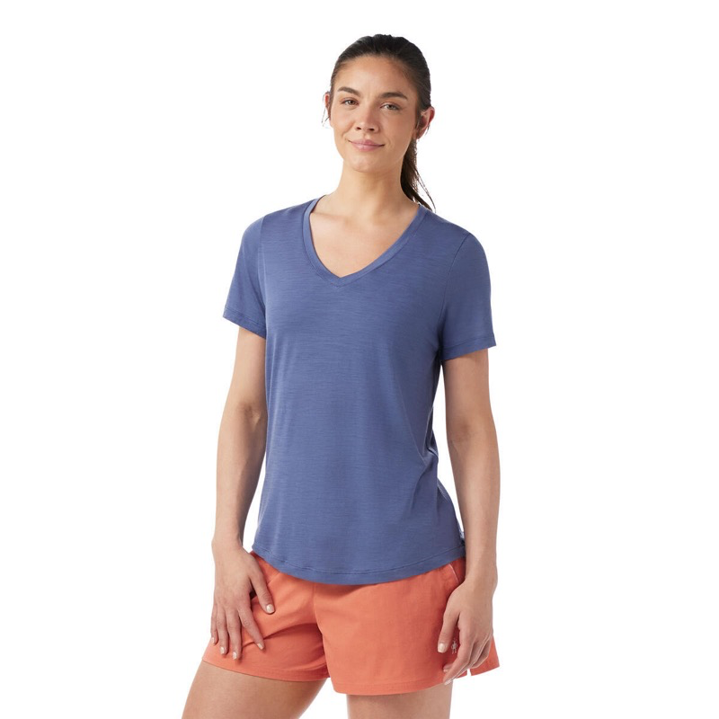 Smartwool SW016539 Ws Active Ultralite V-Neck Short Sleeve