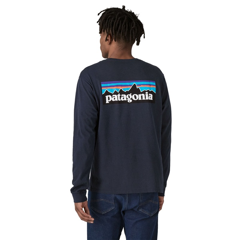 Patagonia 38518 Ms LS P-6 Logo Responsibili-Tee