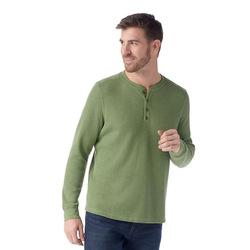 Smartwool SW002594 Ms Waffle LS Henley