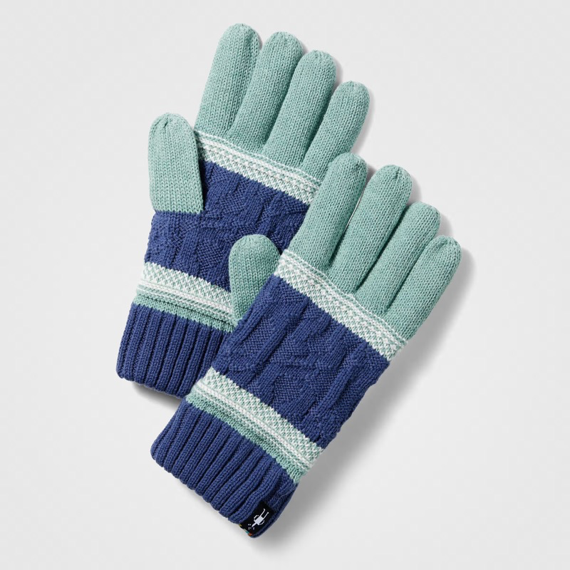 smartwool handschuhe Smartwool Popcorn Cable Glove Currant Heather