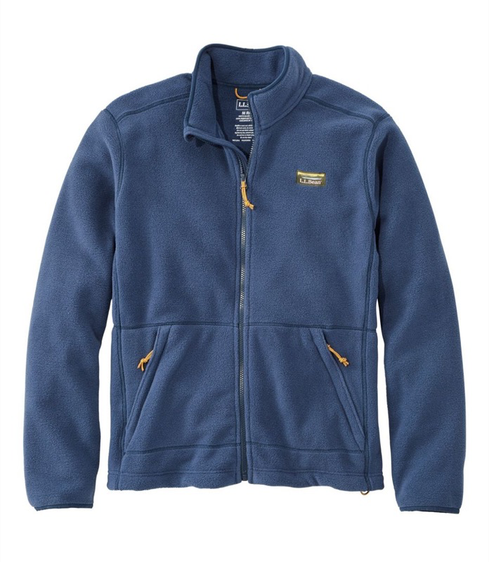 LL Bean Mens Mountain Classic Fleece Jacket - 504674