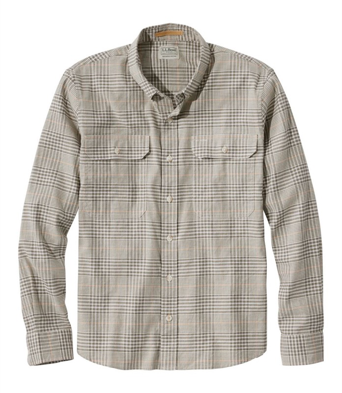 LL Bean Mens StoneCoast Cotton/Hemp LS shirt - 523179