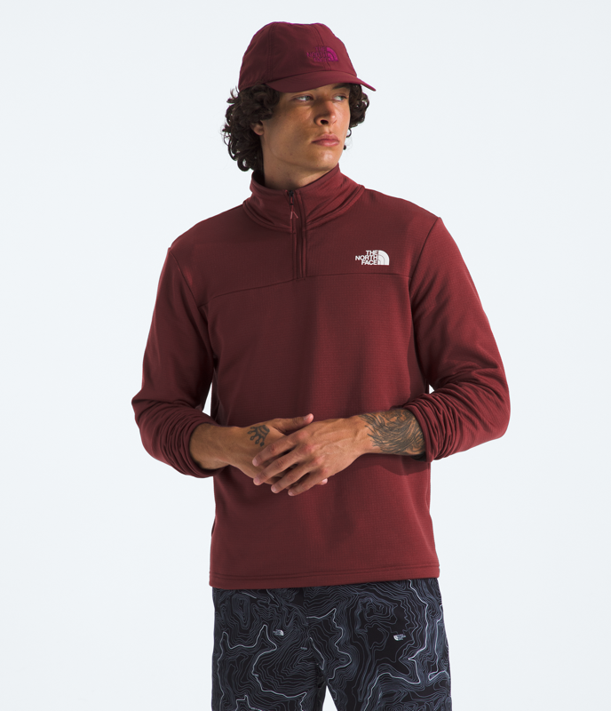The North Face NF0A8AZE Ms Cedar Trail Grid Fleece 1/4 Zip