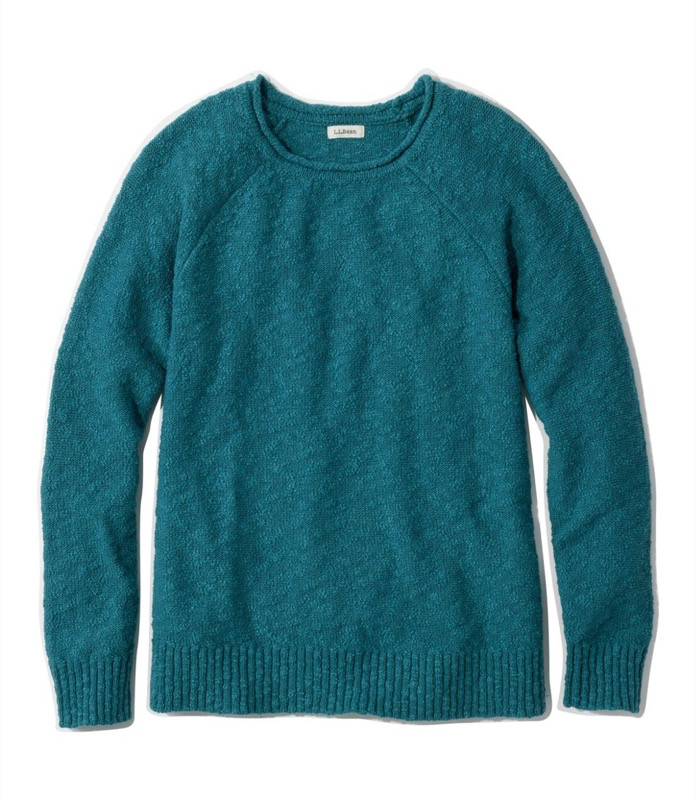 LL Bean 506299 Wmns Midweight Cotton Slub Rollneck P/O