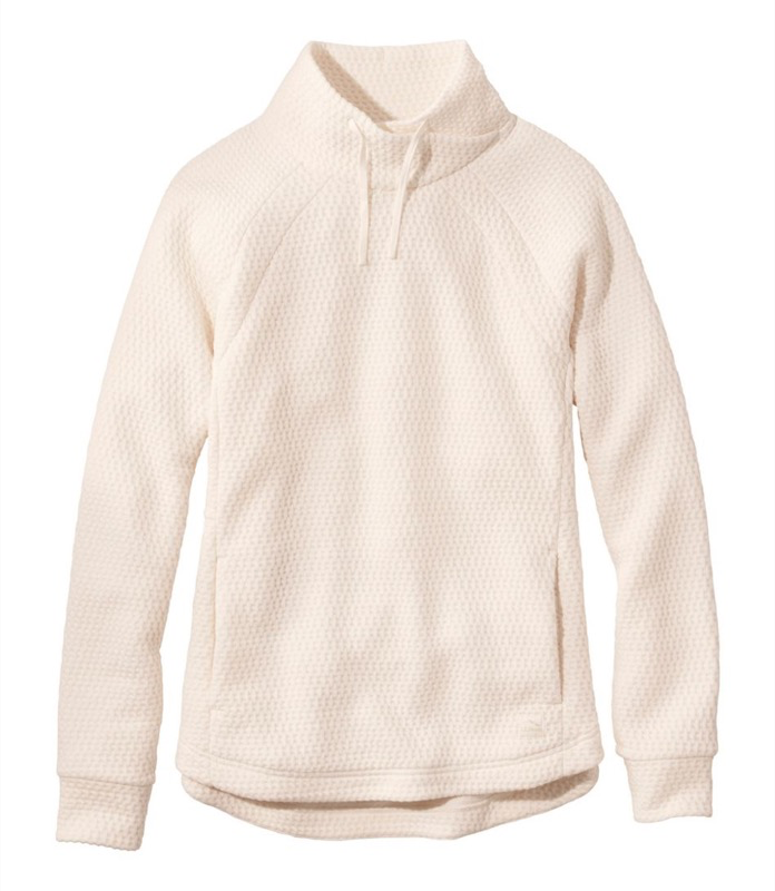 LL Bean 520418 Wmns Ridgeknit Crossneck Pullover